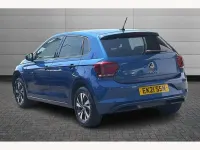 Used VW Polo Match 95 HP (69 kW) 2021 Blue Hatchback