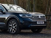 Used VW Touareg R-line 286 HP (210 kW) 2018 Blue SUV