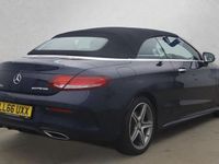 Begagnad Mercedes C220 AMG line 170 HK (125 kW) 2017 Blå Cab