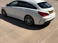 Used Mercedes CLA180 Shooting Brake AMG 122 HP (89 kW) 2015 White Estate