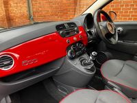 Used Fiat 500 Lounge 69 HP (50 kW) 2015 Red Hatchback