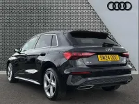 Used Audi A3 S-Line 147 HP (108 kW) 2024 Black Hatchback