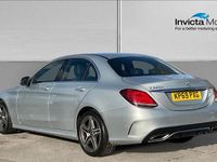 Used Mercedes C220 AMG Line Premium 194 HP (142 kW) 2019 Silver Sedan
