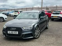 Used Audi A3 Sportback Black Edition 150 HP (110 kW) 2018 Grey Hatchback