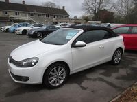 Used VW Golf SE 105 HP (77 kW) 2011 White Cabriolet