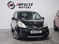 Begagnad Nissan Note N-TEC 88 HK (64 kW) 2011 Svart Halvkombi