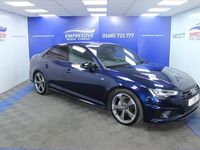 Used Audi A4 Black Edition 190 HP (139 kW) 2019 Blue Sedan