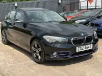 Used BMW 116 Sport Line 2016 Black Hatchback