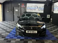 Used Peugeot 308 GT-line 129 HP (94 kW) 2019 Black Hatchback