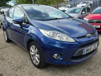 Used Ford Fiesta Zetec 2010 Blue Hatchback