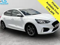 Used Ford Focus ST-Line 123 HP (90 kW) 2021 White Hatchback