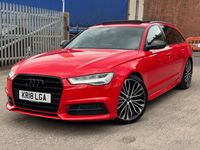 Begagnad Audi A6 Black Edition 190 HK (139 kW) 2018 Röd Kombi