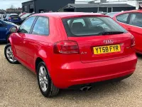 Begagnad Audi A3 Sport 160 HK (117 kW) 2008 Röd Halvkombi