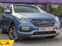 Used Hyundai Santa Fe Premium SE 200 HP (147 kW) 2017 Blue SUV