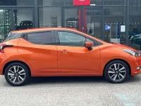 Used Nissan Micra N-Connecta 90 HP (66 kW) 2018 Orange Hatchback