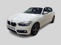 Used BMW 118 Sport Line 136 HP (100 kW) 2017 White Hatchback