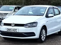Used VW Polo SE 105 HP (77 kW) 2015 White Hatchback