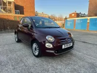 Used Fiat 500 Lounge 69 HP (50 kW) 2019 Red Hatchback