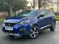 Used Peugeot 3008 GT-line 120 HP (88 kW) 2017 Blue SUV