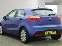 Used Kia Rio 2014 Blue Hatchback