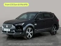 Used Seat Tarraco XCELLENCE Lux 150 HP (110 kW) 2022 Black SUV