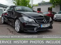 Used Mercedes E350 AMG line 2017 Black Coupe