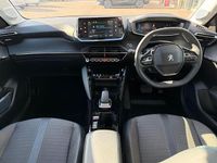 Used Peugeot e-208 Allure Premium 100 kW (136 HP) 2021 Yellow Hatchback