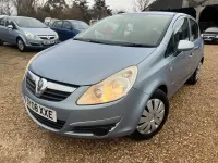 Usado Vauxhall Corsa Club 89 HP (65 kW) 2008 Azul Citadino