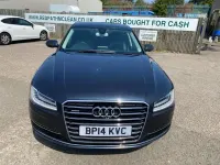 Used Audi A8 Sport 258 HP (189 kW) 2014 Blue Sedan