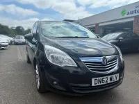 Used Vauxhall Meriva 100 HP (73 kW) 2012 Black MPV