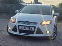 Used Ford Focus Zetec 113 HP (83 kW) 2014 White Hatchback