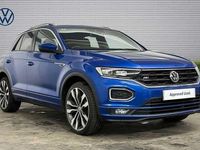 Used VW T-Roc R-line 150 HP (110 kW) 2019 Blue SUV