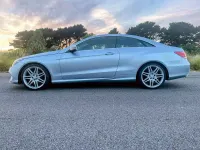 Used Mercedes E350 AMG line 254 HP (186 kW) 2016 Silver Coupe