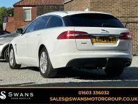 Used Jaguar XF Luxury 2014 White Estate