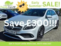 Używany Mercedes A200 AMG Line Premium Plus 2017 Srebrny Hatchback