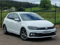 Used VW Polo R-line 115 HP (84 kW) 2019 White Hatchback