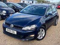 Used VW Golf VII Match 105 HP (77 kW) 2014 Blue Hatchback