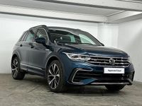 Used VW Tiguan R-line 150 HP (110 kW) 2021 Blue SUV