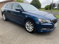 Used Skoda Superb SE Technology 150 HP (110 kW) 2018 Blue Estate