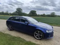 Used Audi A4 163 HP (119 kW) 2013 Blue Estate