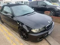 Used BMW 320 Cabriolet Sport Line 170 HP (125 kW) 2004 Black Cabriolet