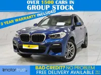 Used BMW X3 M Sport 190 HP (139 kW) 2020 Blue SUV