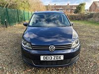 Used VW Touran SE 105 HP (77 kW) 2013 Blue MPV