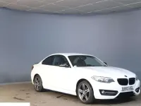 Used BMW 218 Sport Line 2015 White Coupe