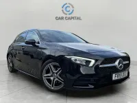 Used Mercedes A180 AMG Line Premium 136 HP (100 kW) 2019 Black Hatchback