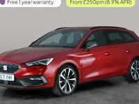 Used Seat Leon ST FR First Edition 150 HP (110 kW) 2020 Red Estate
