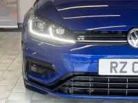 Used VW Golf VII R 2017 Blue Hatchback
