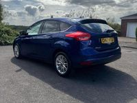 Used Ford Focus Zetec 2017 Blue Hatchback