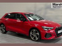 Used Audi A3 Black Edition 147 HP (108 kW) 2023 Red Sedan