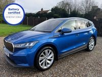 Used Skoda Enyaq iV ecoSuite 131 kW (179 HP) 2022 Blue SUV